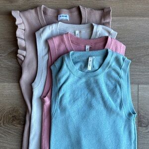 Four Gently Used Dressy Tanks